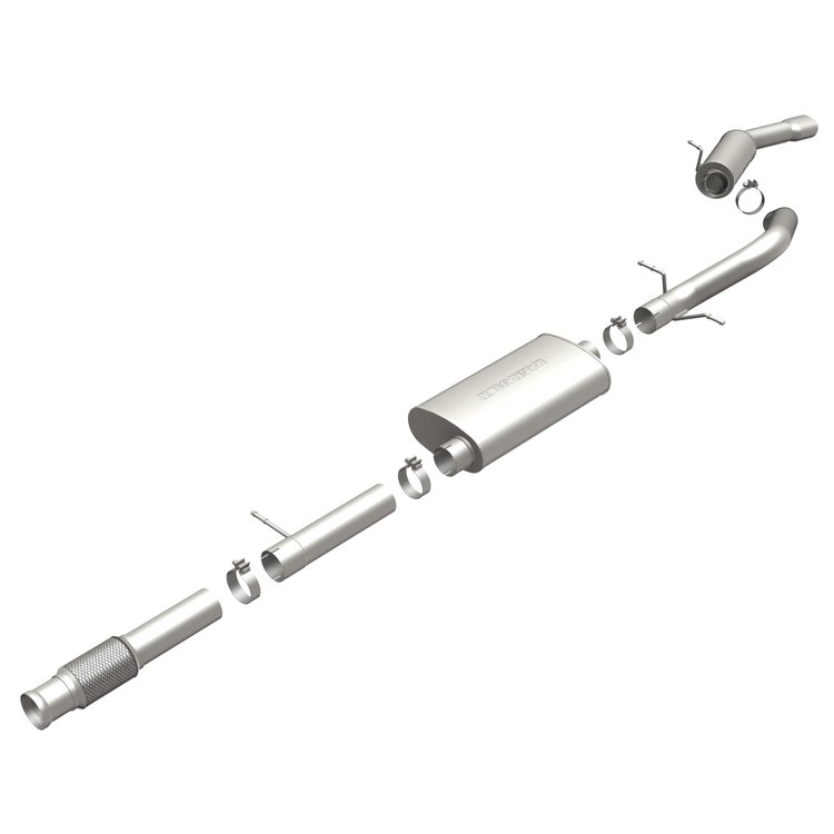MF Series Cat-Back Exhaust System 2011-2012 Cadillac Escalade ESV/EXT 6.2L V8
