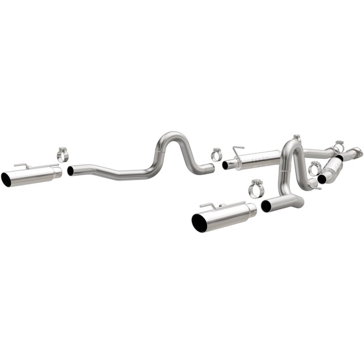 15673 Competition Series Cat-Back Performance Exhaust System for 1999-2004 Ford Mustang
