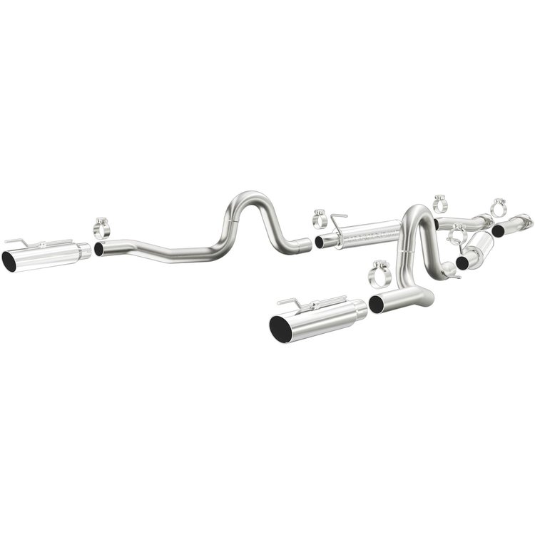 15677 Competition Series Cat-Back Performance Exhaust System for 1994-1998 Ford Mustang
