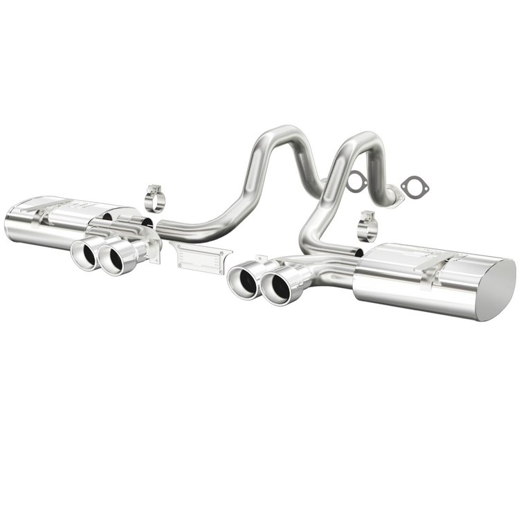Axle-Back Exhaust System 1997-2004 Corvette 5.7L V8