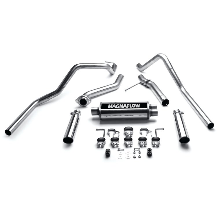 15754 Street Series Cat-Back Performance Exhaust System Fits Select Chevrolet, GMC Models