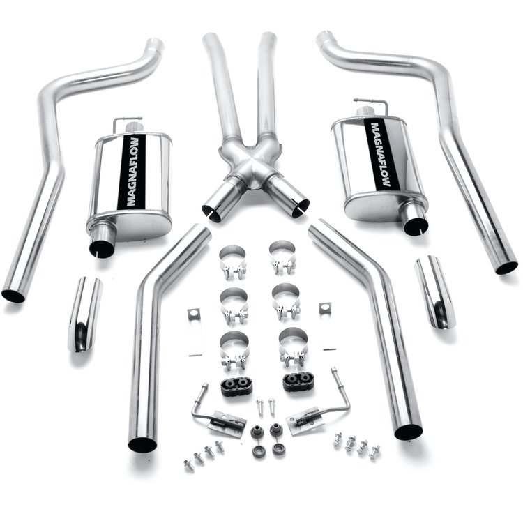 15851 Street Series Crossmember-Back Performance Exhaust System Fits Select Dodge, Plymouth Models