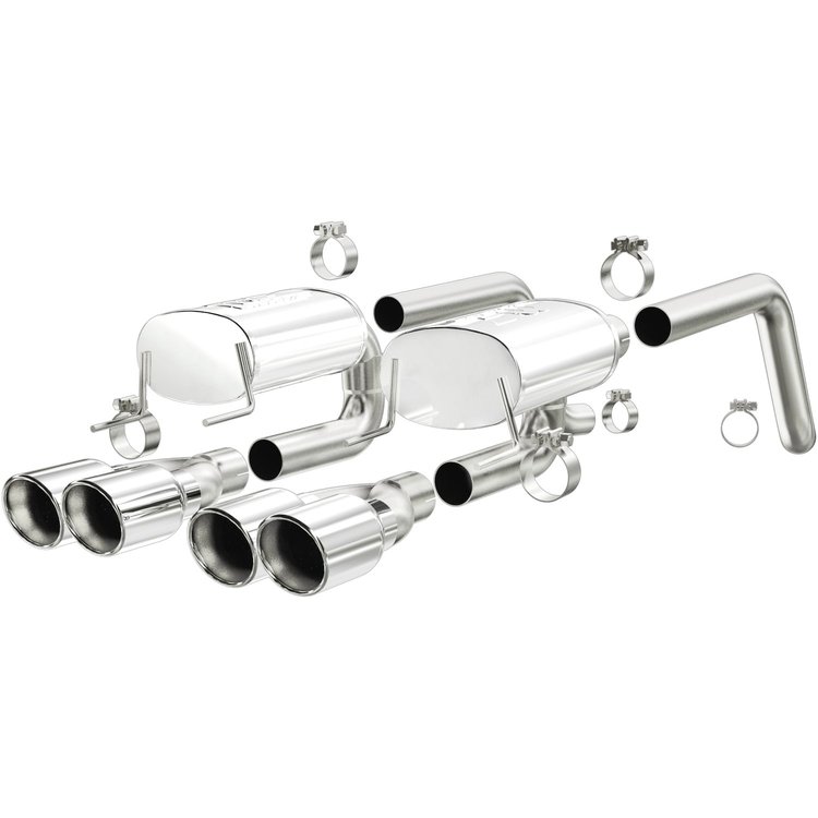 Axle-Back Exhaust System 2005-07 Corvette 6.0L V8