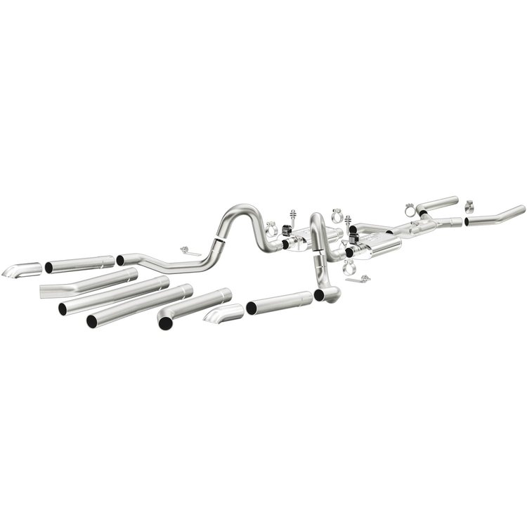 15894 Street Series Crossmember-Back Performance Exhaust System Fits Select Buick, Chevrolet, Oldsmobile, Pontiac Models