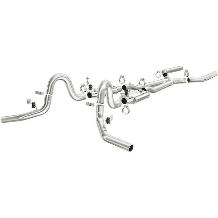 15897 Street Series Crossmember-Back Performance Exhaust System Fits Select Buick, Chevrolet, Oldsmobile, Pontiac Models