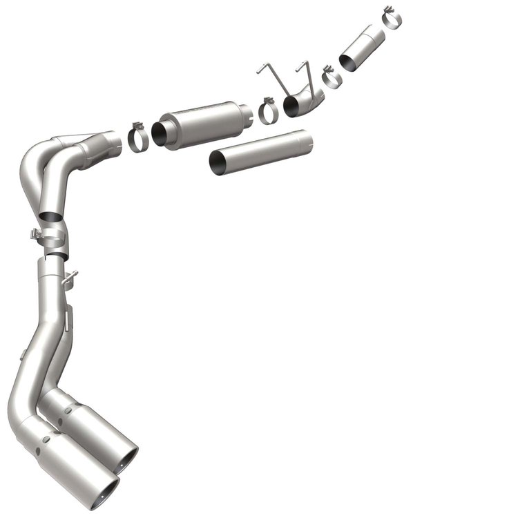 Performance Filter-Back Exhaust System 2011-12 Ram 2500HD/3500 6.7L Diesel