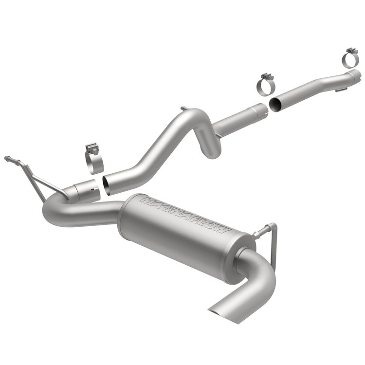 Competition Series Cat-Back Exhaust System 2007-2011 Jeep Wrangler JK 2-Door 3.8L V6