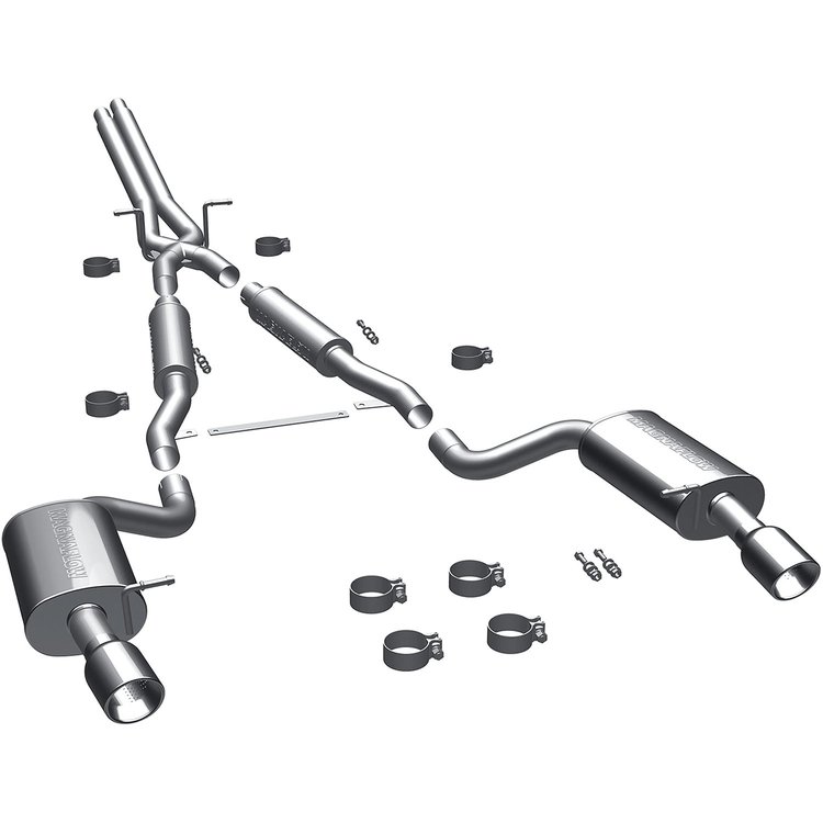 Touring Series Cat-Back Exhaust System 2000-04 Audi A6 Quattro 2.7L V6