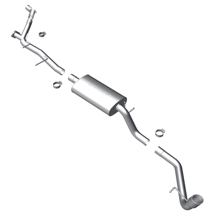 MF Series Cat-Back Exhaust System 2009-2010 Hummer H3T 5.3L V8