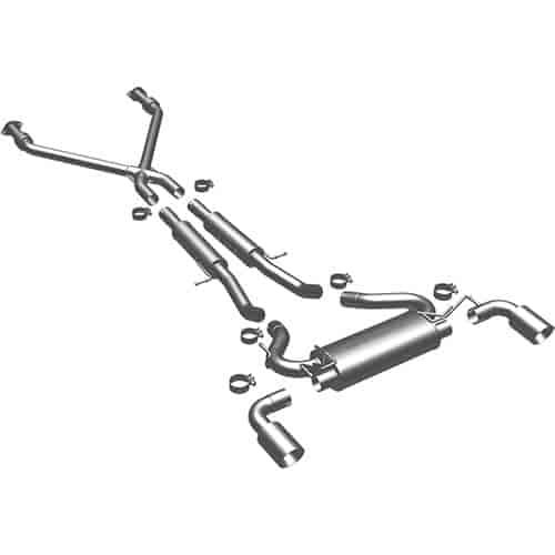 Street Series Cat-Back Exhaust System 2009-13 for Nissan 370Z 3.7L V6