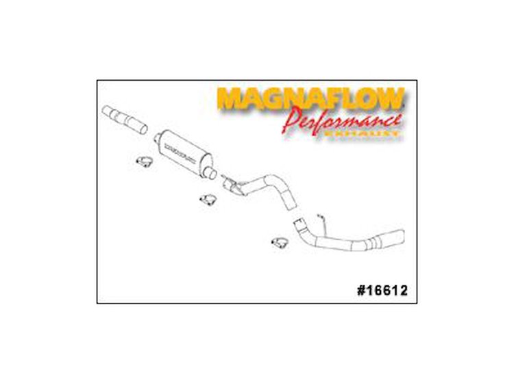 Ford Cat-Back Exhaust System 2004-1/2 to 2007 F150 4.6L/5.4L Crew and extended cab, short bed