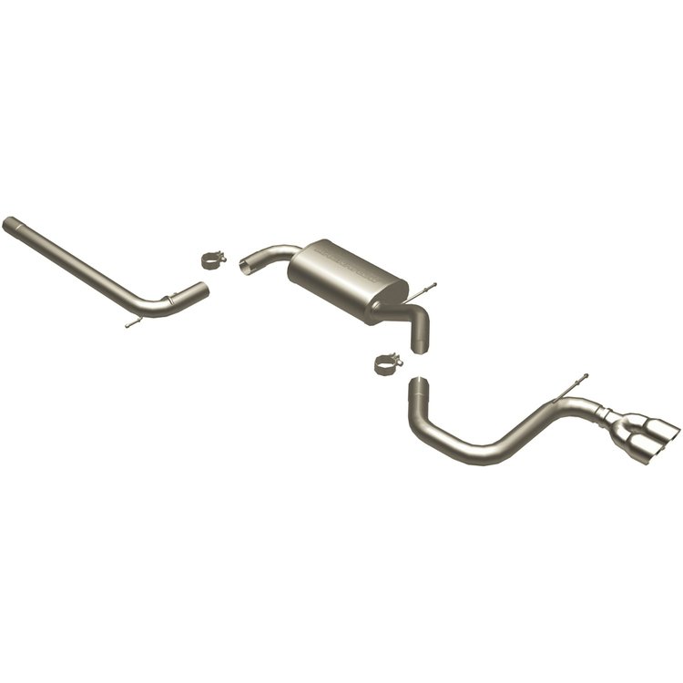 Touring Series Cat-Back Exhaust System 2006-14 VW Rabbit/Golf 2.5L L5