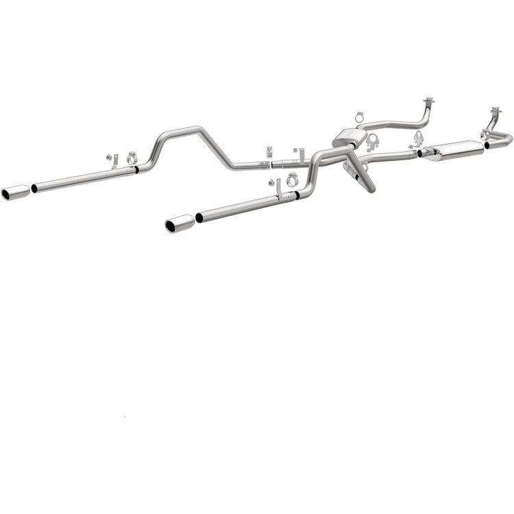 16724 Street Series Crossmember-Back Performance Exhaust System for 1961-1964 Chevrolet Impala