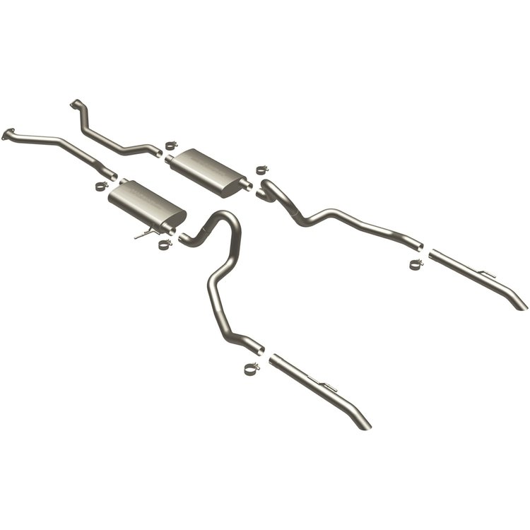 16788 Street Series Cat-Back Performance Exhaust System Fits Select Ford, Mercury Models