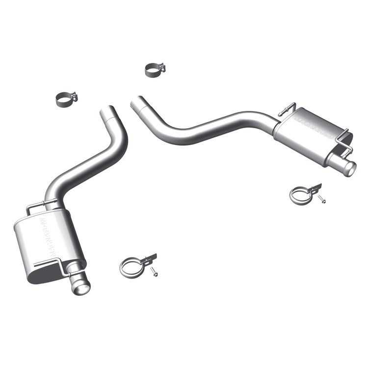 Axle-Back Exhaust System 2008-10 Dodge Challenger SRT-8 6.1L Hemi V8