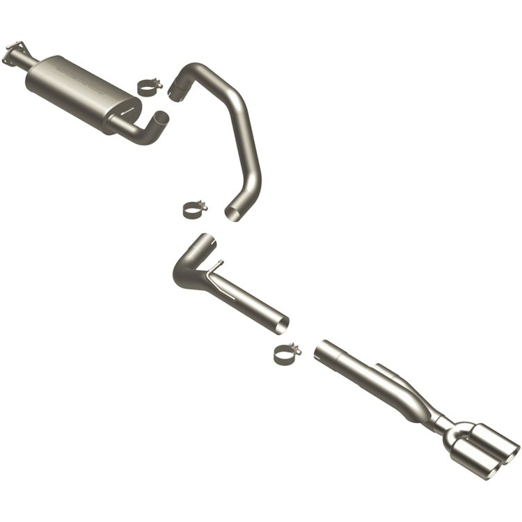 16888 Touring Series Cat-Back Performance Exhaust System for 1999-2004 Land Rover Discovery