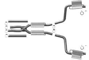 Cat-Back Exhaust System 2009 Challenger RT 5.7L HEMI