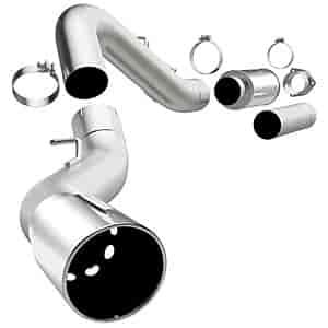 Performance Filter-Back Exhaust System 2007-2010 Silverado/Sierra 2500HD/3500 V8 6.6L Diesel