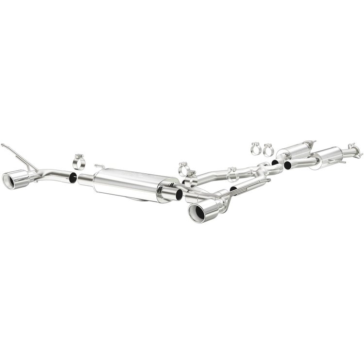 16929 Street Series Cat-Back Performance Exhaust System Fits Select Jeep Models