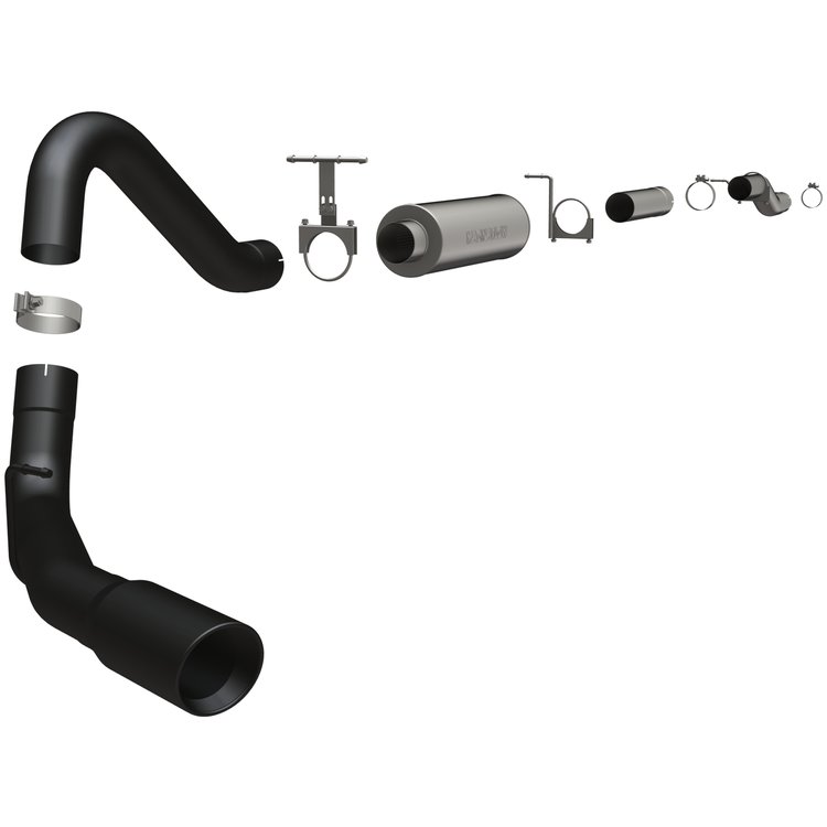Black Series Cat-Back Performance Exhaust System 1999-2007 F-250/F-350 Super Duty 6.0L/7.3L Diesel