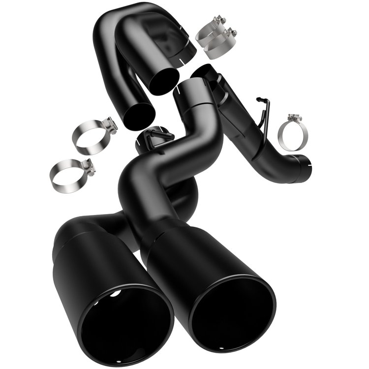 Black Series Performance Filter-Back Exhaust System 2011-2013 Silverado/Sierra 2500HD/3500 V8 6.6L Diesel