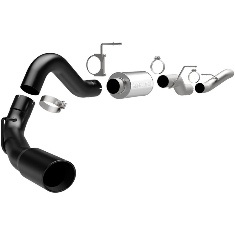 Black Series Performance Exhaust System 2007-10 Duramax 6.6L Extended/Crew Cab, Short/Long Bed