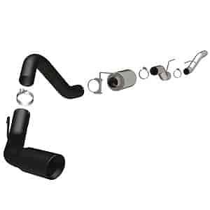 Black Series Performance Cat-Back Exhaust System 2006-2007 Silverado/Sierra 2500HD/3500 Diesel