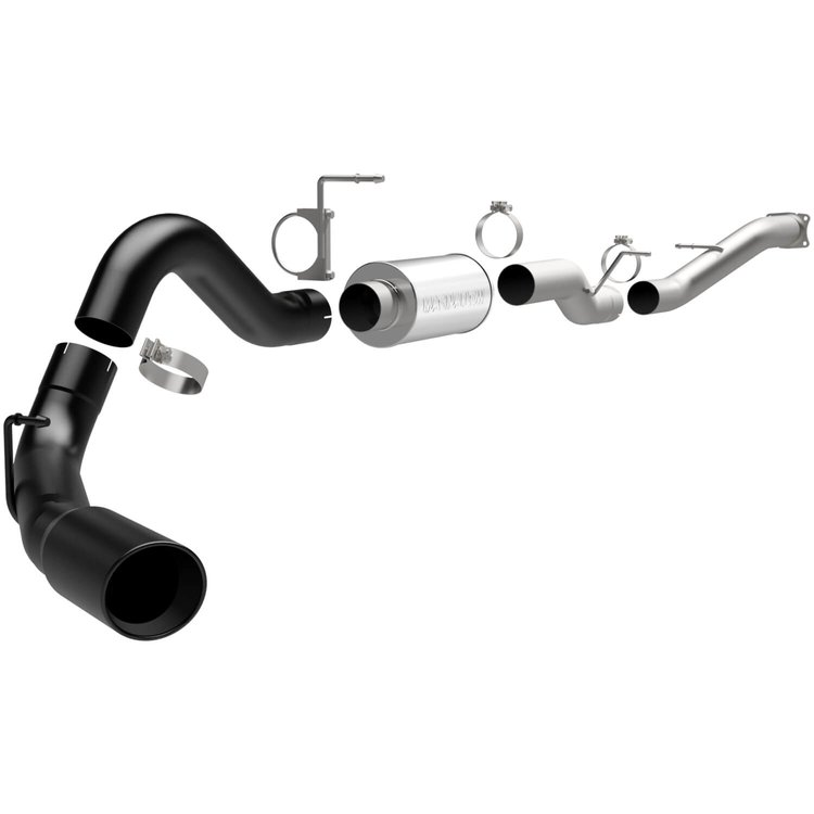 Black Series Performance Cat-Back Exhaust System 2006-2007 Silverado/Sierra 2500HD/3500 Diesel