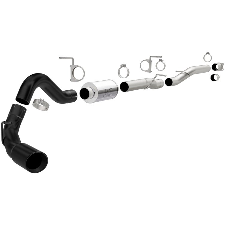 Black Series Performance Exhaust System 2001-05 Duramax 6.6L Extended Cab, Long Bed
