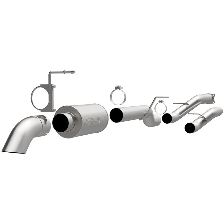 Off-Road Pro Series Cat-Back Exhaust System 2001-2007 Silverado/Sierra 2500HD/3500 6.6L V8 Diesel
