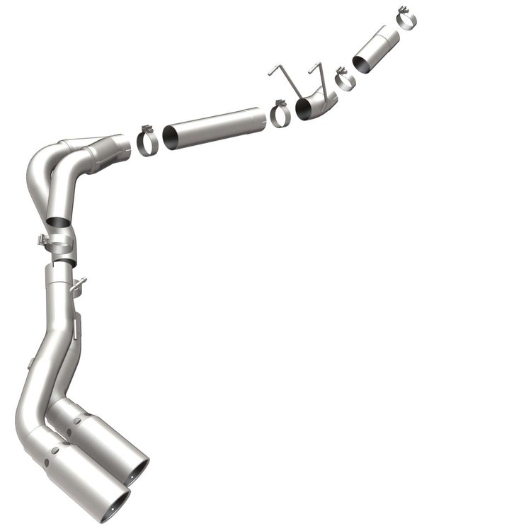 Pro Series Filter-Back Exhaust System 2011-12 Dodge Ram 2500HD/3500 L6 6.7L for Cummins Diesel
