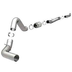 Pro Series Turbo-Back Exhaust System 2001-02 Silverado/Sierra 2500HD/3500 6.6L V8 Diesel