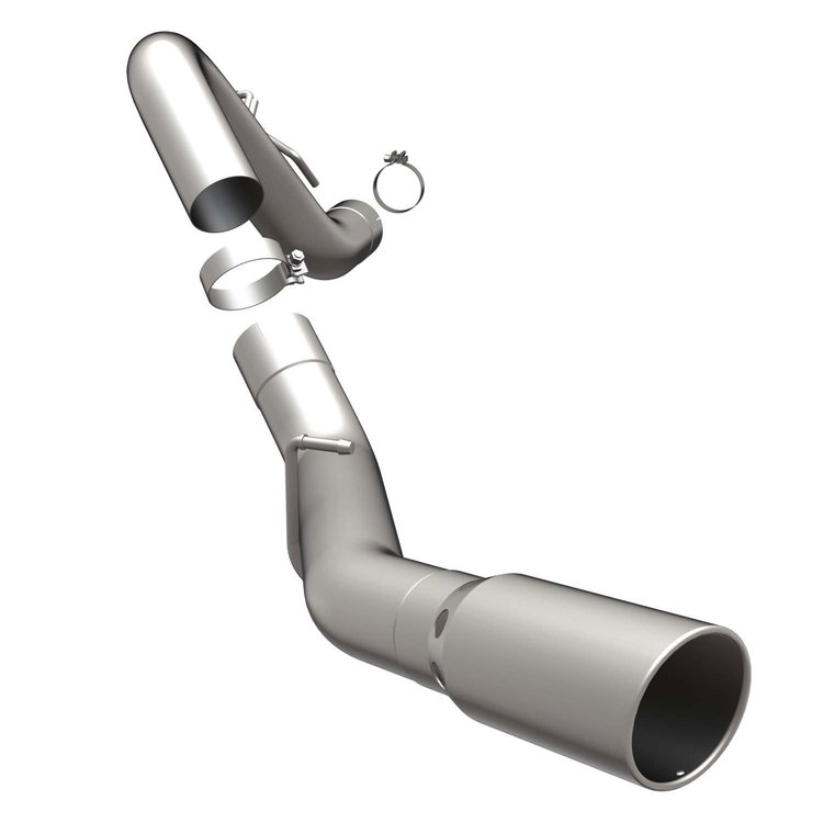 Aluminized Pro Filter-Back Exhaust System 2011-13 GM 2500HD/3500 6.6L Diesel
