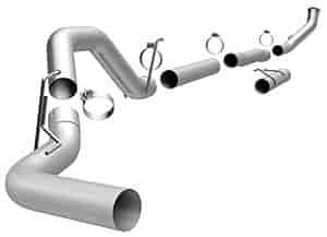 Aluminized Turbo-Back Custom Builder Pipe Kit 2004.5-2007 Dodge Ram 2500/3500 5.9L Diesel