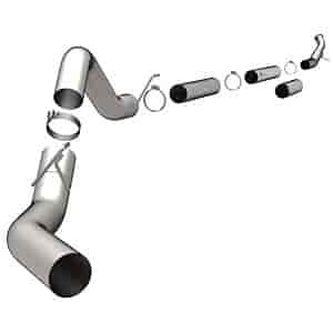 Aluminized Turbo-Back Custom Builder Pipe Kit 2004.5-2007 Dodge Ram 2500/3500 5.9L Diesel