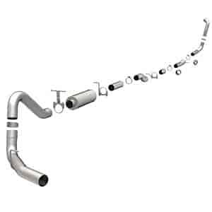 Aluminized Pro Turbo-Back Exhaust System 2005-07 Ford F-250/F-350 Super Duty 6.0L Diesel