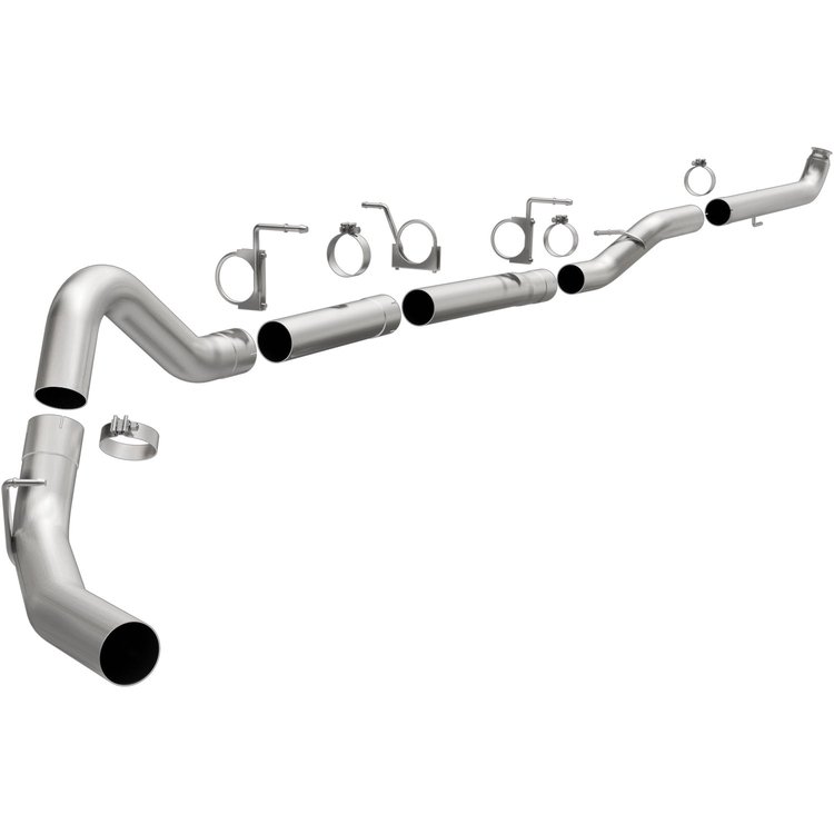 Aluminized Turbo-Back Custom Builder Pipe Kit 2001-04 GM 2500HD/3500 6.6L Diesel