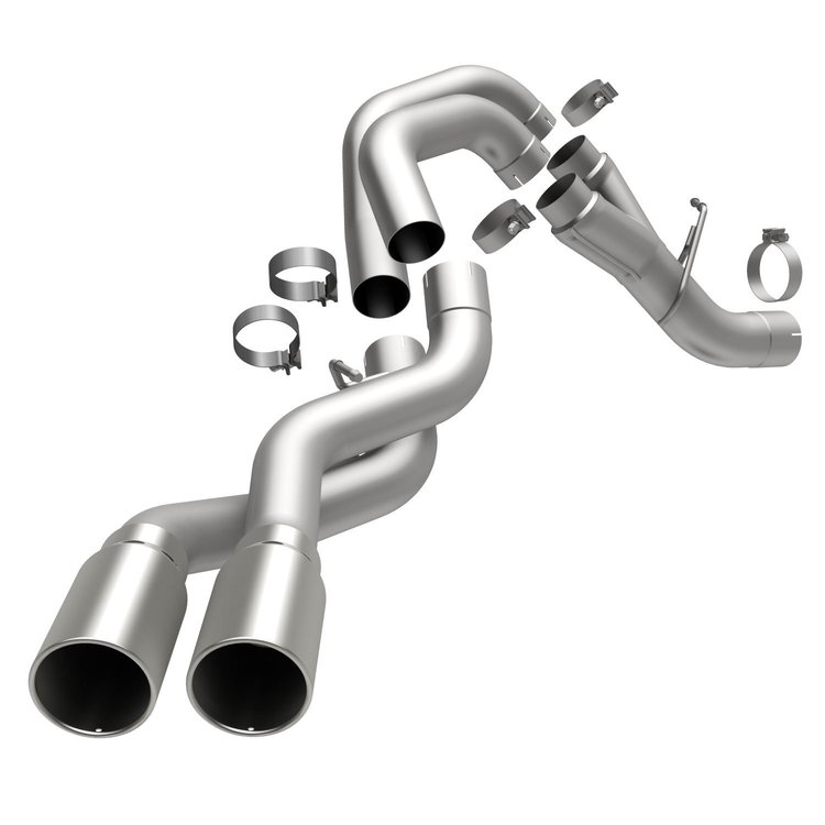 Aluminized Pro Filter-Back Exhaust System 2011-13 GM 2500HD/3500 6.6L Diesel