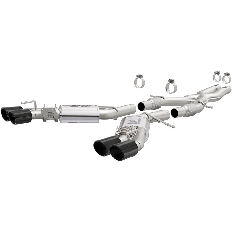 19011 Competition Series Carbon Fiber Tips Cat-Back System