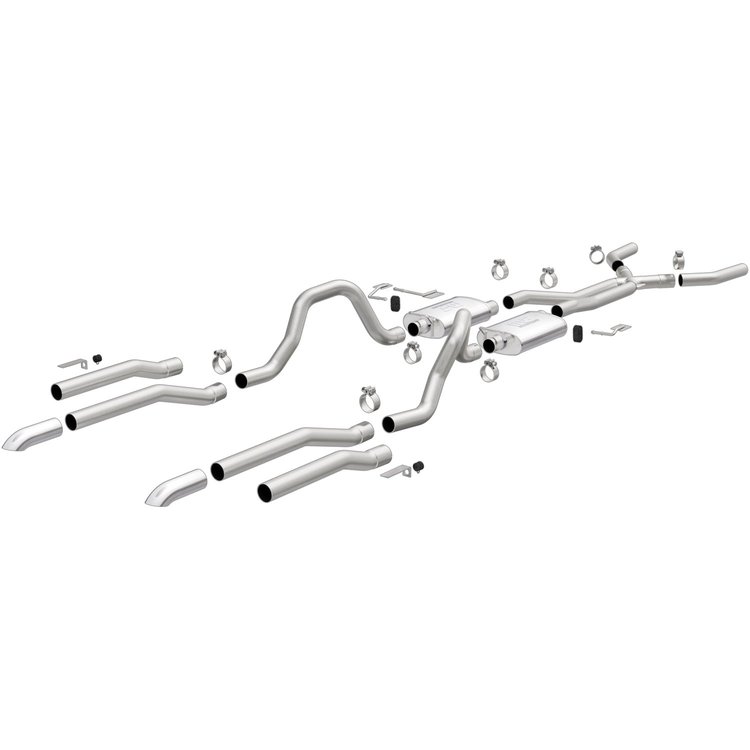19303 Street Series Crossmember-Back Performance Exhaust System Fits Select Chrysler, Dodge, Plymouth Models