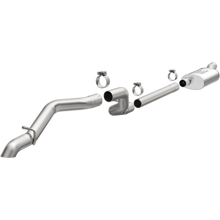 19386 Rock Crawler Series Cat-Back Performance Exhaust System Fits Select Jeep Wrangler