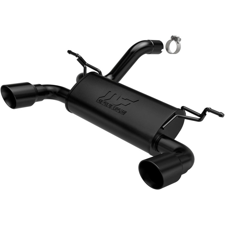 MF Series Axle-Back Exhaust System 2018-2019 Jeep Wrangler JL 2.0L, 3.6L
