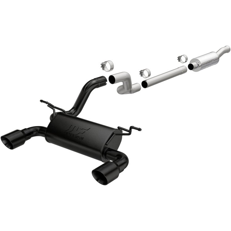 19437 Street Series Cat-Back Performance Exhaust System Fits Select Jeep Wrangler
