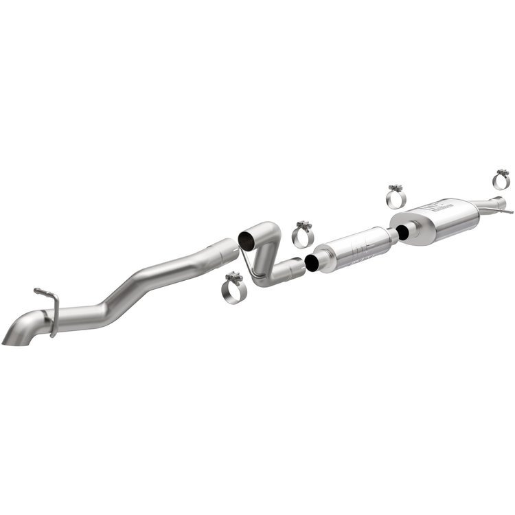 19539 Overland Series Cat-Back Performance Exhaust System Fits Select Jeep Models