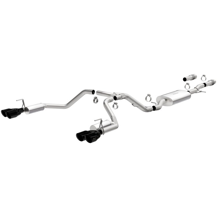 Street Series Cat-Back Exhaust System Late-Model Chevy Suburban 5.3/6.2L, Cadillac Escalade ESV 6.2L, GMC Yukon XL 6.2L