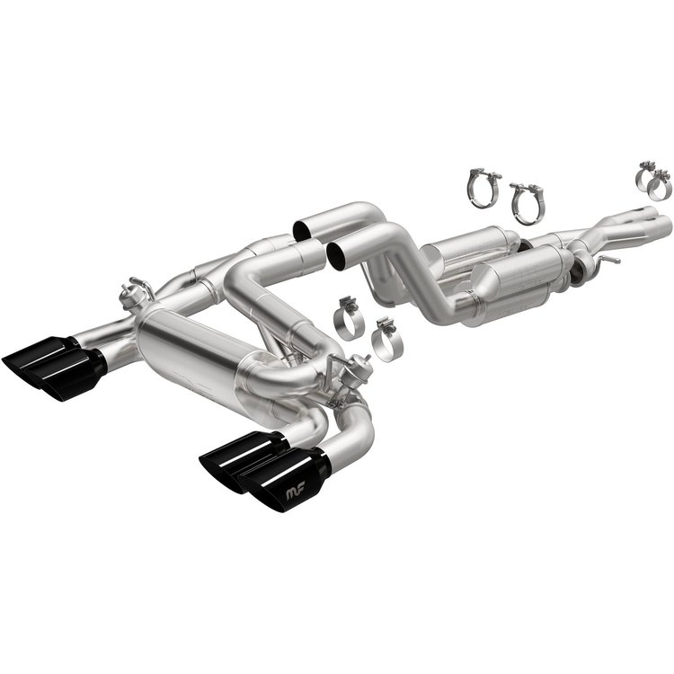 19598 Street Series Cat-Back Performance Exhaust System Fits Select Jeep Wrangler