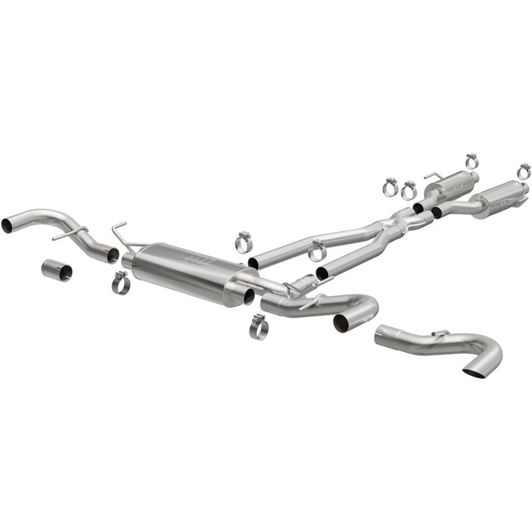 19606 NEO Series Cat-Back Performance Exhaust System Fits Select Jeep Grand Cherokee