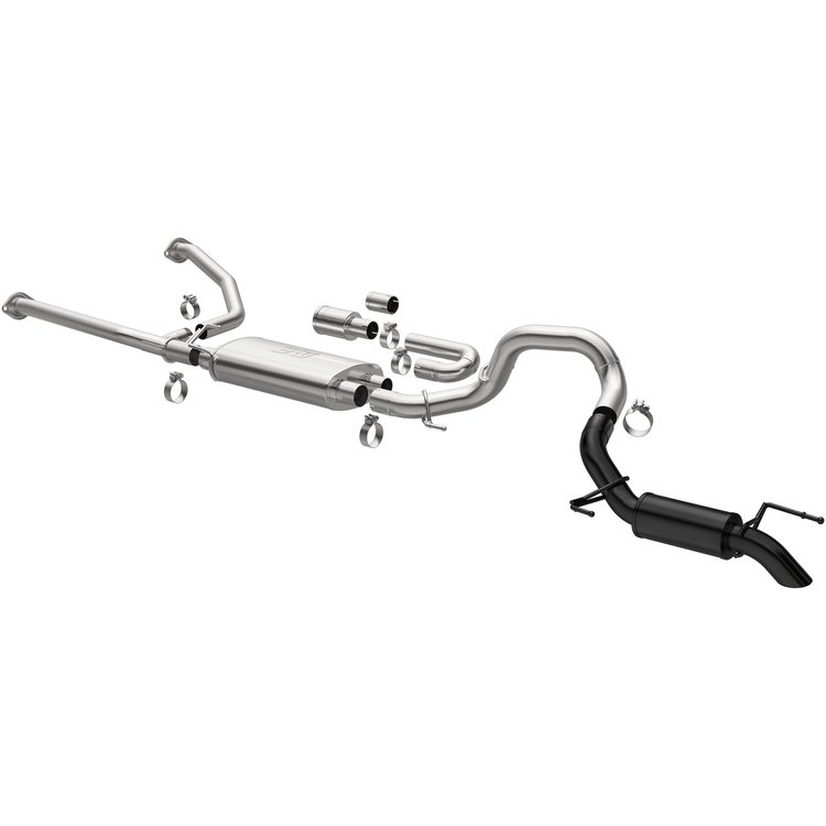 19625 Overland Series Cat-Back Performance Exhaust System Fits Select Toyota Sequoia