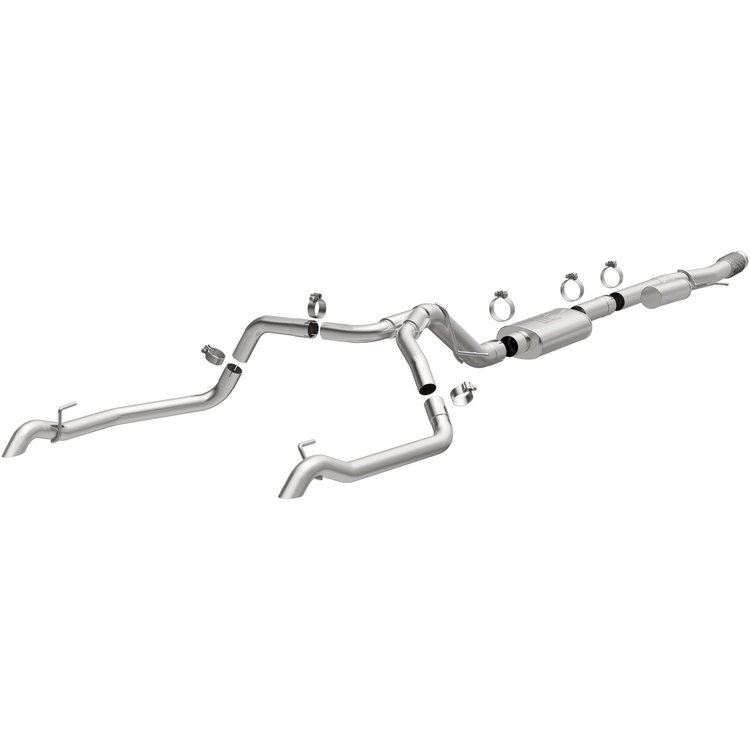 19626 Overland Series Cat-Back Performance Exhaust System Fits Select Chevrolet, GMC Models