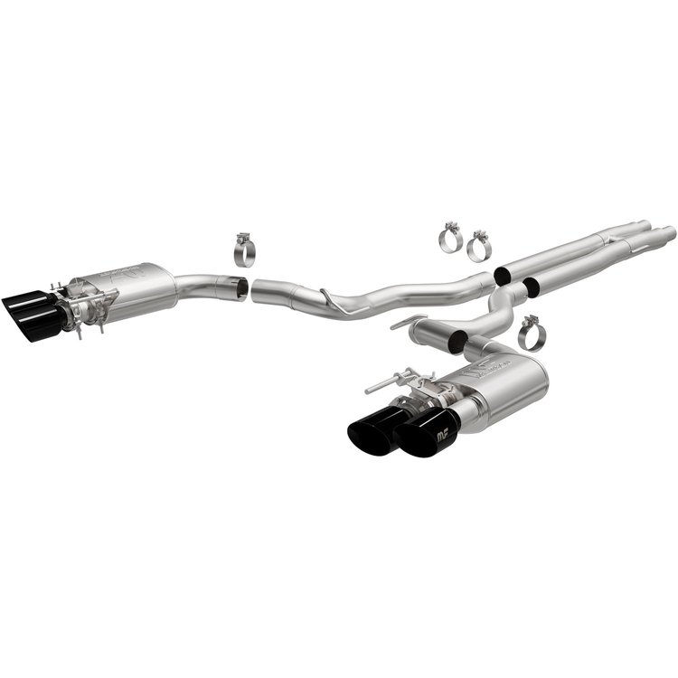19643 Competition Series Cat-Back Performance Exhaust System Fits Select Ford Mustang